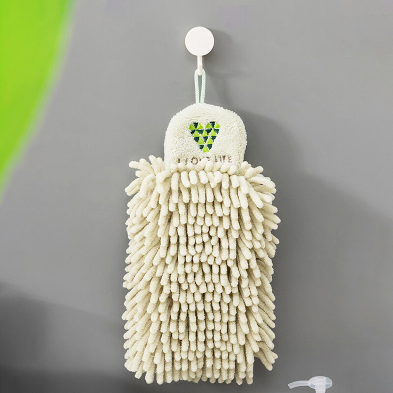 1 vnt. šenilinis rankšluostis, kūrybingas animacinių filmų siuvinėjimo dizainas, sugeriantis greitai džiūstantis minkštas rankšluostis, vonios kambariui, virtuvei