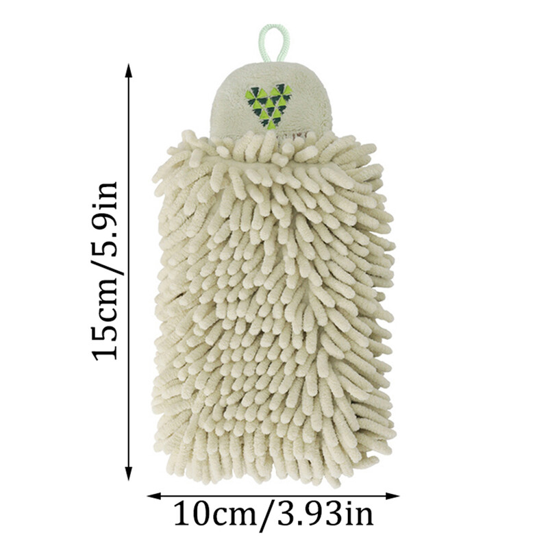 1 vnt. šenilinis rankšluostis, kūrybingas animacinių filmų siuvinėjimo dizainas, sugeriantis greitai džiūstantis minkštas rankšluostis, vonios kambariui, virtuvei