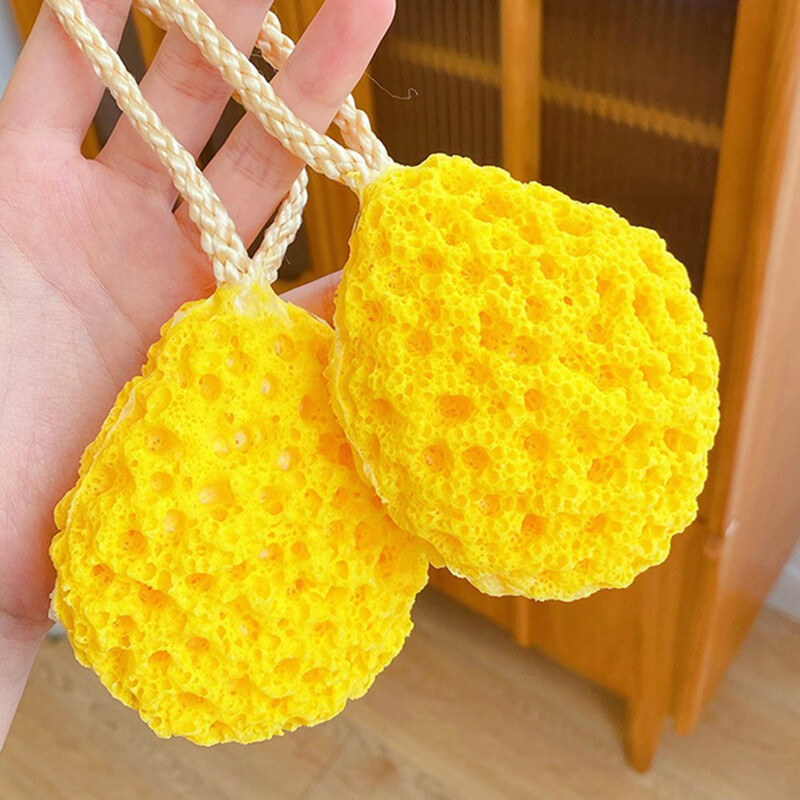 Sajtos fürdőgolyó japán szuper puha szivacsos fürdőlepedő hölgyeknek gyermek fürdő virág fürdő méhsejt buborékos fürdővarázs