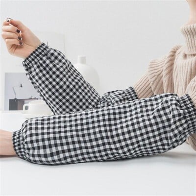 Bumbac pur zăbrele Jacquard Lucru cu patru ace Rezistent la murdărie Antifouling Rezistent la praf Accesorii de bucătărie Manșon Manșă capac braț