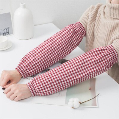 Bumbac pur zăbrele Jacquard Lucru cu patru ace Rezistent la murdărie Antifouling Rezistent la praf Accesorii de bucătărie Manșon Manșă capac braț