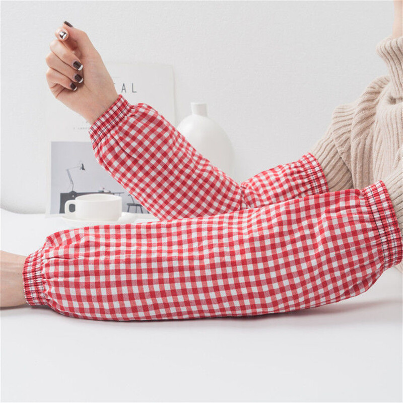 Bumbac pur zăbrele Jacquard Lucru cu patru ace Rezistent la murdărie Antifouling Rezistent la praf Accesorii de bucătărie Manșon Manșă capac braț