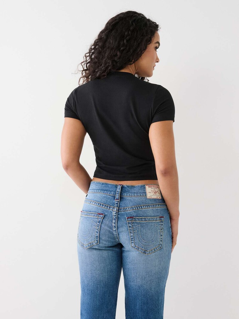 Harajuku igaz vallás grafika y2k farmer gótikus buggyos farmer női utcai ruházat túlméretezett magas derekú farmer nadrág női ruha