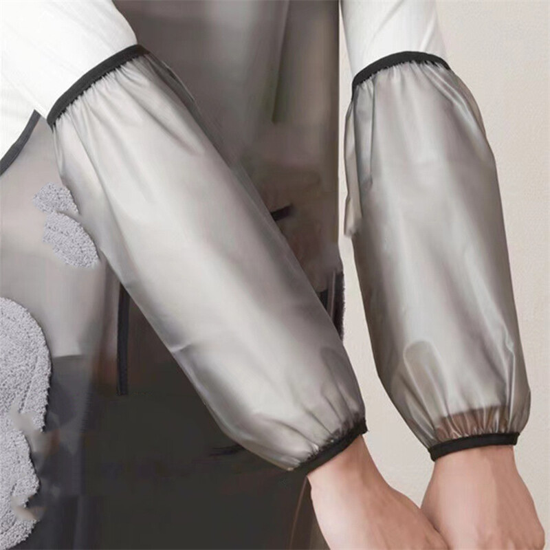 2 perechi de mâneci groase Manșetă rezistentă la apă, rezistentă la ulei, Accesorii pentru curățarea bucătăriei de acasă, mâneci impermeabile, mâneci pentru brațe pentru adulți