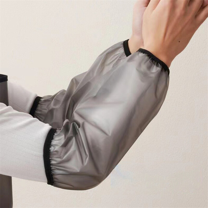 2 perechi de mâneci groase Manșetă rezistentă la apă, rezistentă la ulei, Accesorii pentru curățarea bucătăriei de acasă, mâneci impermeabile, mâneci pentru brațe pentru adulți