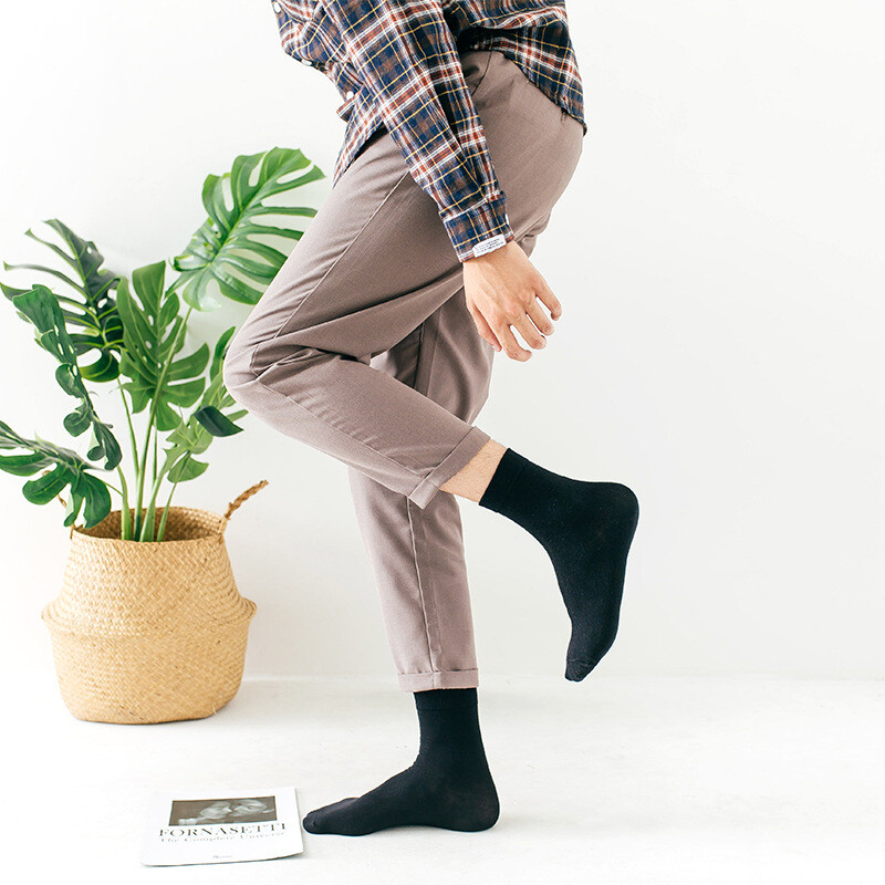 6 pár férfi női pamut zokni tiszta színű kiváló minőségű puha légáteresztő fehér fekete üzleti nyári alkalmi férfi zokni nagy méret