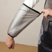 1 vnt. TPU vandeniui atsparios rankovės, apsaugančios nuo nešvarumų namų ruošos darbams, valymas rudos spalvos rankovės rankovės rankovės rankogalių svirties dangtelis virtuvės prijuostės priedai