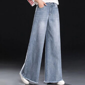 Mom džínsy Baggy nohavice Denim kórejské ženy Y2k vysoký pás žena Kórea Dongdaemun 2023 nové 21. storočia streetwear nohavice šik elegantné 90. roky