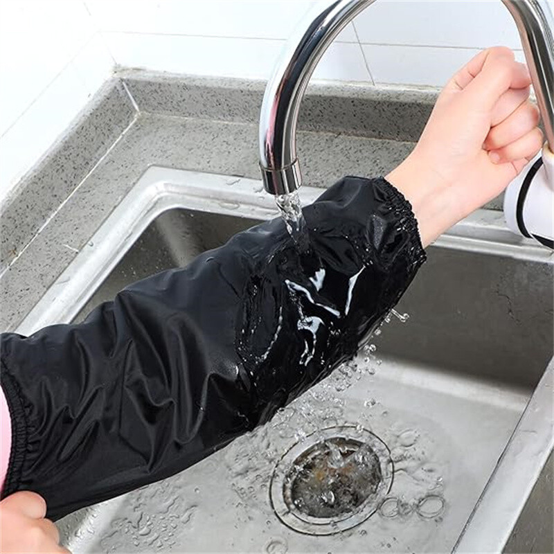 Nauji storinantys ir didinantys ilgi, neperšlampami vandeniui rankovės, paprastos vienspalvės darbo apsaugos rankovės rankovės buitinė virtuvė