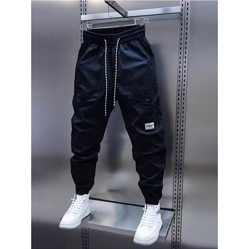 Férfi hárem nadrág Férfi légáteresztő férfi ruházat 2024 új alkalmi nadrág férfi egyenes nadrág