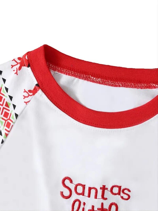 Băieți Fete Seturi de pijamale de Crăciun Reni Moș Crăciun Haine pentru copii mici Pijama pentru copii Lenjerie de dormit