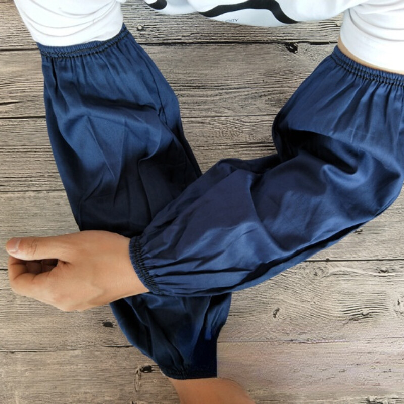 1 чифт обикновени ръкави за ръце, устойчиви на памучно масло и против замърсяване почистващ ръкав Почистване на домашна кухня Работен протектор Консумативи