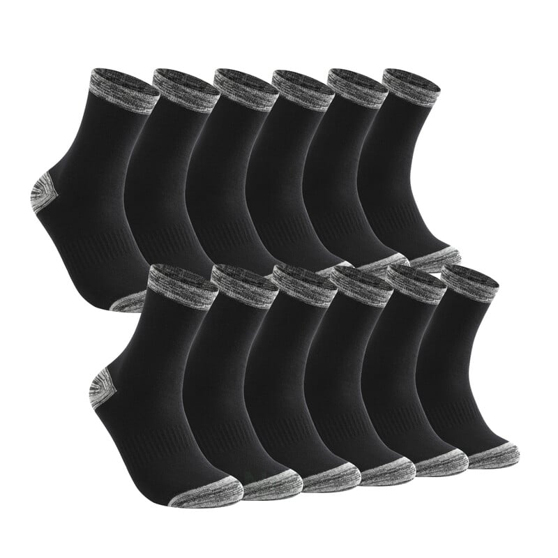 6 pár téli férfi zokni pamut fekete szabadidő üzleti hosszú zokni gyaloglás futás túra termál zokni férfiaknak 38-48 nagy méretű