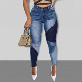 Blugi noi pentru femei Pantaloni strâmți din denim Haine pentru femei Moda spălare în apă Pantaloni sexy din denim Blugi mărimi mari джинси