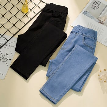 Νέα ελαστική μέση Γυναικεία Vintage Boyfriend Jeans Slim Was Thin Ρούχα S-6XL Ολόσωμο μαμά τζιν παντελόνι Vaqueros Mujer