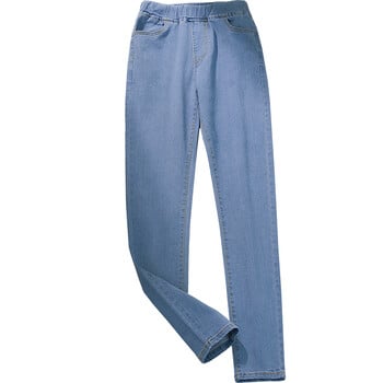 Νέα ελαστική μέση Γυναικεία Vintage Boyfriend Jeans Slim Was Thin Ρούχα S-6XL Ολόσωμο μαμά τζιν παντελόνι Vaqueros Mujer