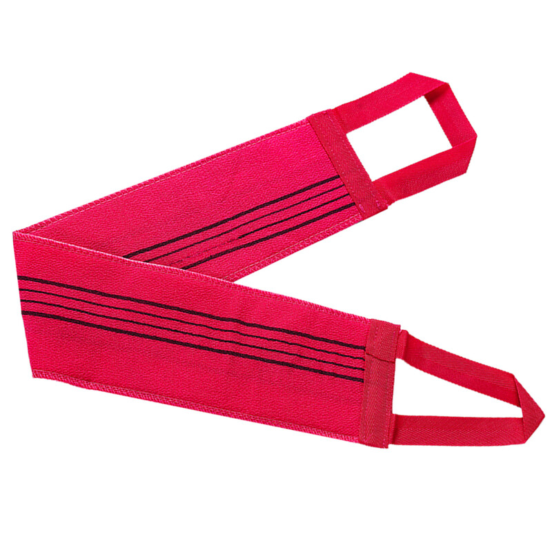 Hátradírozó súroló zuhanytörölköző, újrafelhasználható fürdőkendő Testtisztítás mosósúroló törölköző fürdőtartozék Véletlen szín