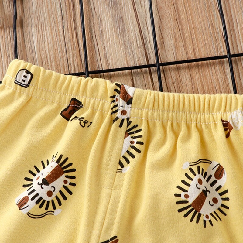 Pavasario rudens mergaičių pižamų rinkinys Vienspalvis medvilninis miegui skirtas rūbų komplektas O formos kaklelis ilgomis rankovėmis viršus+ kelnės Minkšti laisvalaikio drabužiai vaikams 25M-12Y