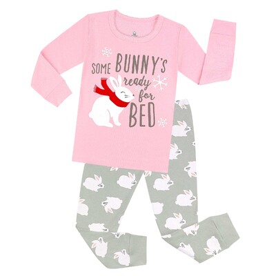Toddler Baby Girls Pidžamas komplekti Bērnu apģērbi Meiteņu guļamveļa Dzīvnieku multfilma Mājas apģērbi Bērnu Naktsveļa Bērnu pidžamas Bērnu Pidžamas