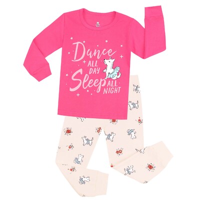Toddler Baby Girls Pidžamas komplekti Bērnu apģērbi Meiteņu guļamveļa Dzīvnieku multfilma Mājas apģērbi Bērnu Naktsveļa Bērnu pidžamas Bērnu Pidžamas