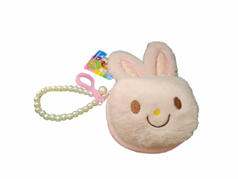 Играчка Зайче, Тип чантичка,  Плюшен, 12 см