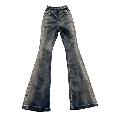 FEWQ Niche Men Jeans Wash Gradient Floor Mop Casual Trend 2023 Vintage Νέα Κορεάτικη μόδα Παντελόνι High Street 24X1639