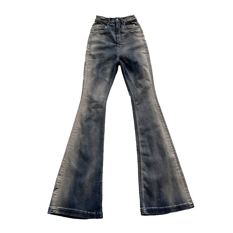 FEWQ Niche Men Jeans Wash Gradient Floor Mop Casual Trend 2023 Vintage Νέα Κορεάτικη μόδα Παντελόνι High Street 24X1639