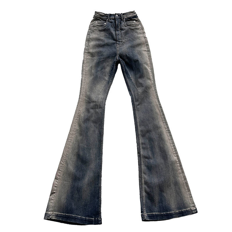 FEWQ Niche Men Jeans Wash Gradient Floor Mop Casual Trend 2023 Vintage Νέα Κορεάτικη μόδα Παντελόνι High Street 24X1639