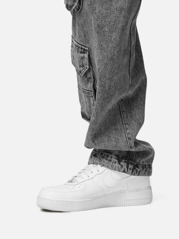 Retro hip hop cargo stiliaus daugiakišeniai tiesūs džinsai vyriški Y2k kelnės Punk rock Harajuku gatvės stiliaus aptempti plačių kojų džinsai