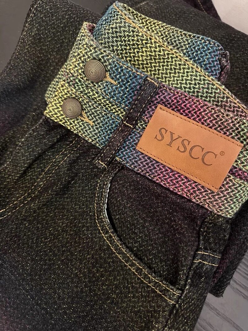 Dámske džínsy Chi Baggy s vysokým pásom, rovné, streetwear, vintage, široké nohavice, jar, jeseň, kórejské, ležérne, nové, Kot Pantolon