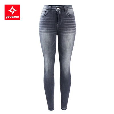 2303 Youaxon Nauji aukšto juosmens pieštuko džinsai Moteriški itin elastingi siauri džinsiniai kelnės kelnės džinsai moterims