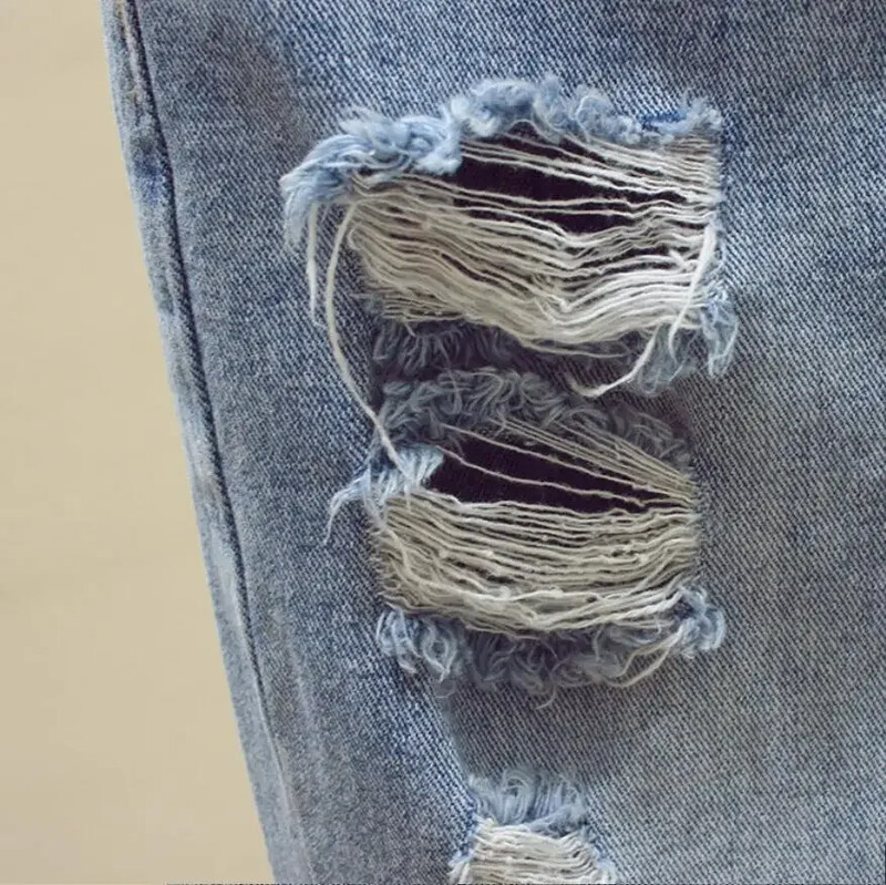 2020 tavasz nyár ősz új Nagy méretű női divat alkalmi farmer nadrág női női szakadt farmer női BA6