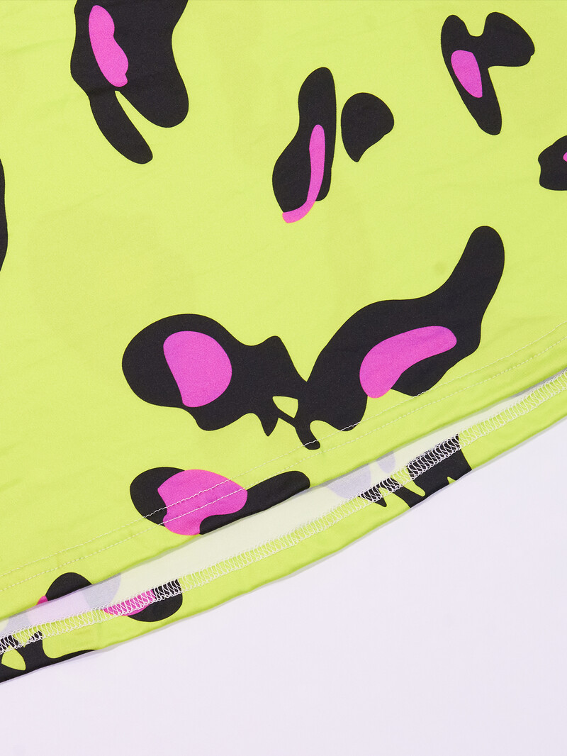 Vasariniai moteriški naktiniai marškinėliai su leopardo raštais, dideli moteriški namų drabužiai