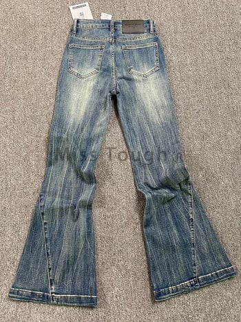 Blue Jeans Vintage Κορεάτικο φαρδύ παντελόνι Cowboy Γυναικείο 90s Harajuku Y2k Φαρδύ τζιν παντελόνι αισθητικής 2000 Retro casual ρούχα Νέα