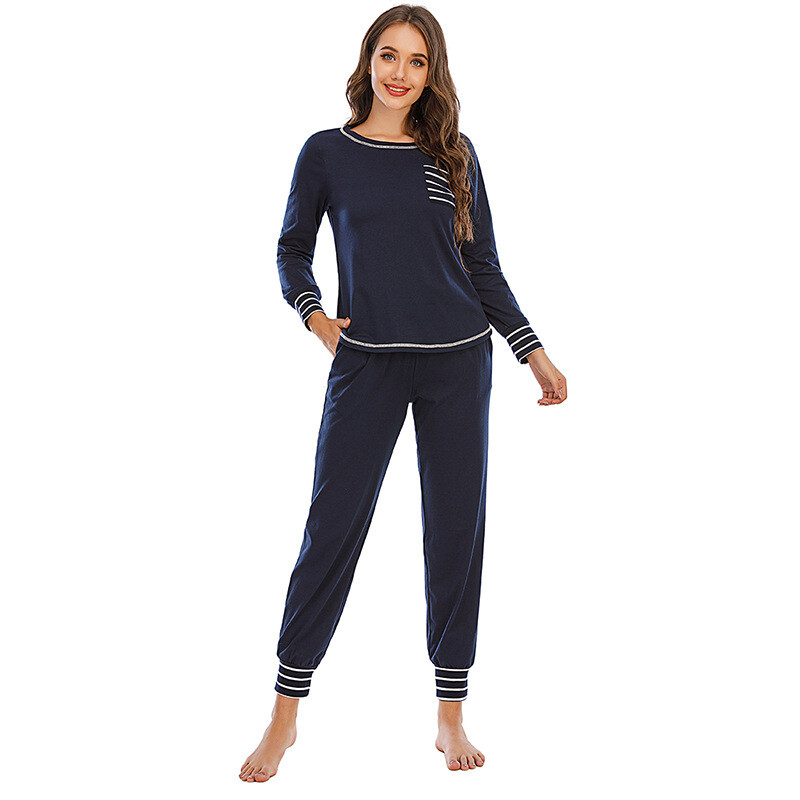 Σετ γυναικείες πιτζάμες Νέα γυναικεία μακρυμάνικα πιτζάμες χαριτωμένα πυτζάμες casual πιτζάμες γυναικεία νυχτικά