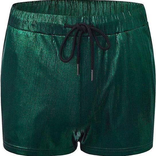 Laos uued 2024. aasta suvel populaarsed lühikesed püksid läikivad laiad vabaaja püksid