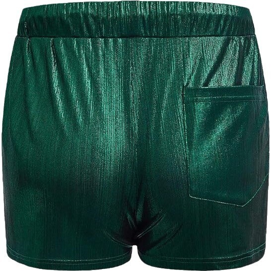 Laos uued 2024. aasta suvel populaarsed lühikesed püksid läikivad laiad vabaaja püksid