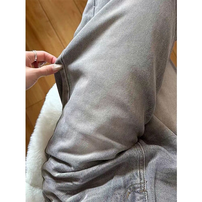 Dámske vintage džínsy Y2k, vrecovité, kórejské, módne džínsové nohavice Harajuku Kpop, streetwear nohavice, japonské, jarné džínsy v štýle 2000s