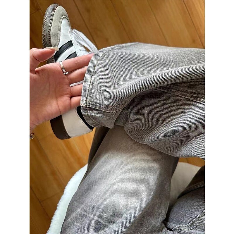 Dámske vintage džínsy Y2k, vrecovité, kórejské, módne džínsové nohavice Harajuku Kpop, streetwear nohavice, japonské, jarné džínsy v štýle 2000s