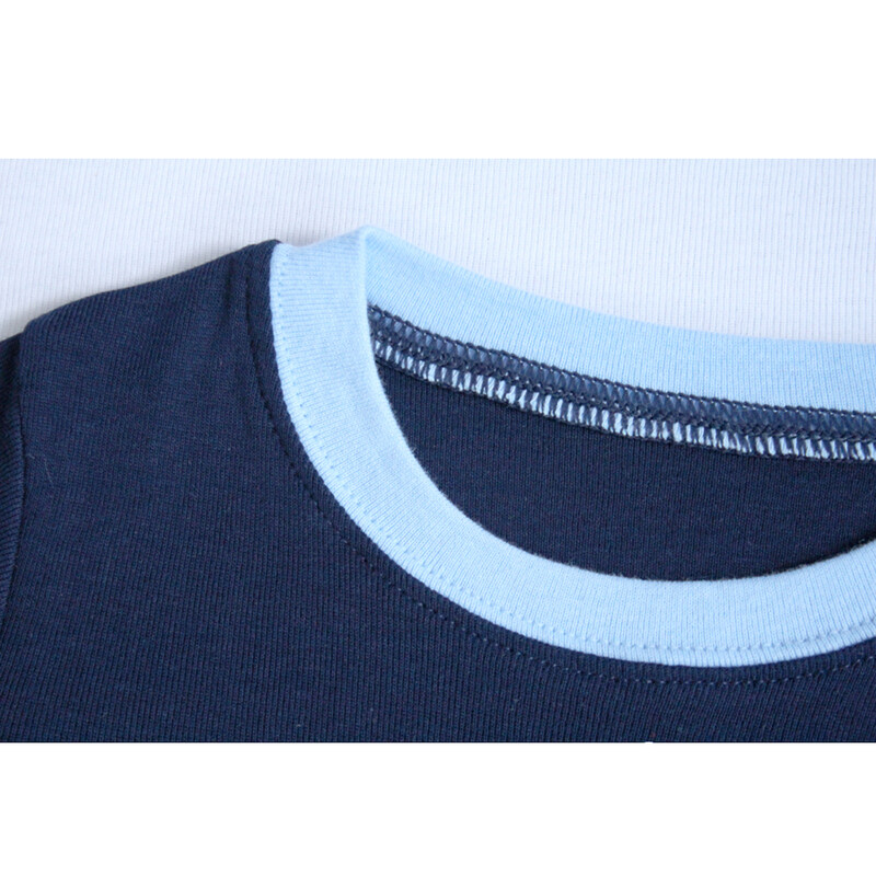 Fiúk Rajzfilm Pizsama Tavasz Ősz Hosszú ujjú Pizsama Gyerekek Repülő Motoros Pizsama Pamut Baba Háziruházat Fehérnemű Ruhák