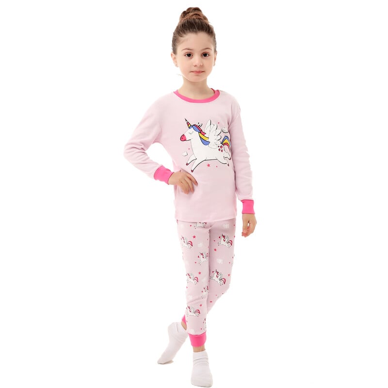 Seturi de pijamale pentru băieți 2 până la 3 4 5 6 7 8 ani, bumbac, cu mânecă lungă, pijama pentru băieți, toamnă iarnă, set de lenjerie de dormit pentru copii.