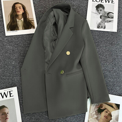 Új női öltöny Kabát Elegáns Sport alkalmi blézer koreai divat luxuskabát Őszi egyszínű irodai női ruházat