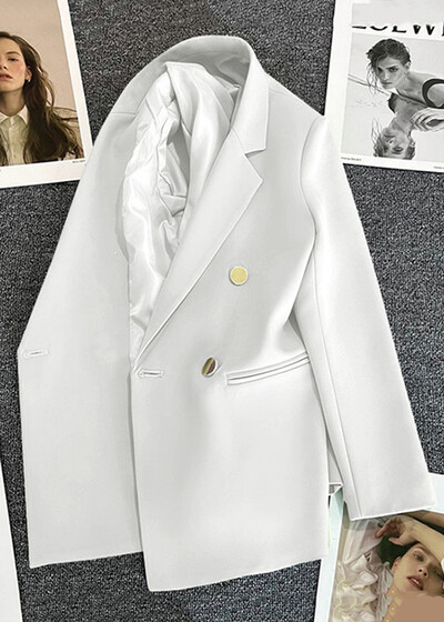 Új női öltöny Kabát Elegáns Sport alkalmi blézer koreai divat luxuskabát Őszi egyszínű irodai női ruházat