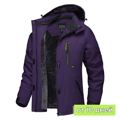 TACVASEN Jachetă de schi snowboard pentru femei, la modă de iarnă, polară termică, impermeabilă, pește, ocazional, jachetă de ploaie, haină, parka