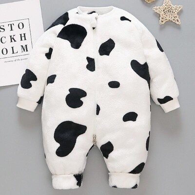 Koraljne baršunaste pidžame za dječake Djevojčice Debele flanelske kombinezone za malu djecu Topli kombinezoni Dječja deka iz crtića Jesen Zima Odjeća za spavanje