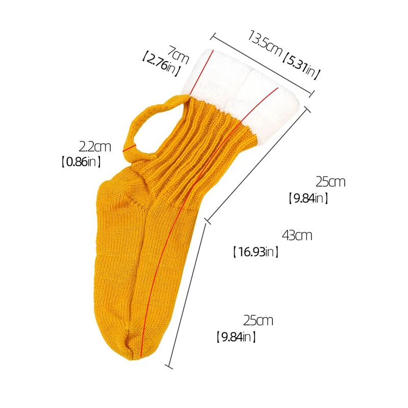 3D pivska šalica Pletene čarape Muške podstavljene tople čarape do sredine lista Ženske zimske mekane smiješne čarape za spavanje Vunene čarape Božićni dar