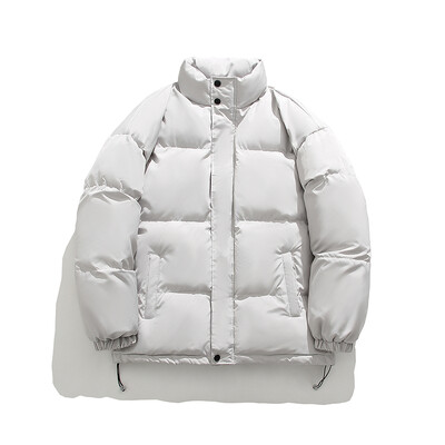 Jachete de iarnă 2024, parka pentru femei, paltoane calde îngroșate, ocazional, jachete cu guler stand, culoare solidă pentru femei, îmbrăcăminte din puf, jachete