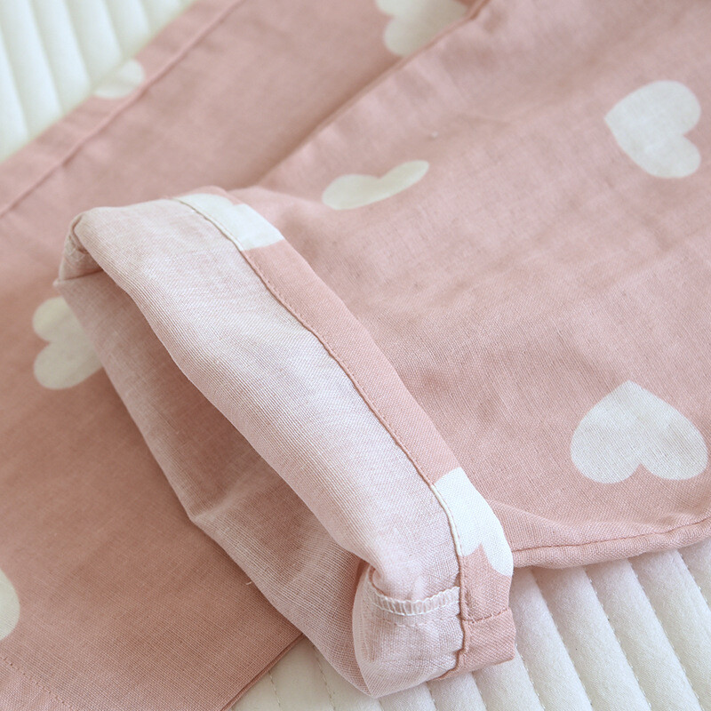Nová jarná a jesenná pyžamová súprava pre ženy, 100 % bavlnené nohavice s dlhým rukávom, dvojdielna súprava Love Lovely Sweet Home Functional Set
