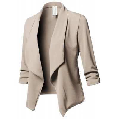 Femei Blazer Jachete Femei Costume Retro Palton Feminino OL Blazere Îmbrăcăminte exterioară Plus Size Cardigan scurt scurt, Mărime Plus