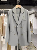 Virsdrēbes Sieviešu bleizeri Pavasaris Rudens Jauns Ikdienas vēja uzvalks Jaka Ms. French Texture Fashion Mazs uzvalks jaka Sieviešu apģērbs